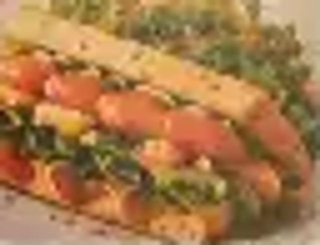 ساندویچ سالمون دودی